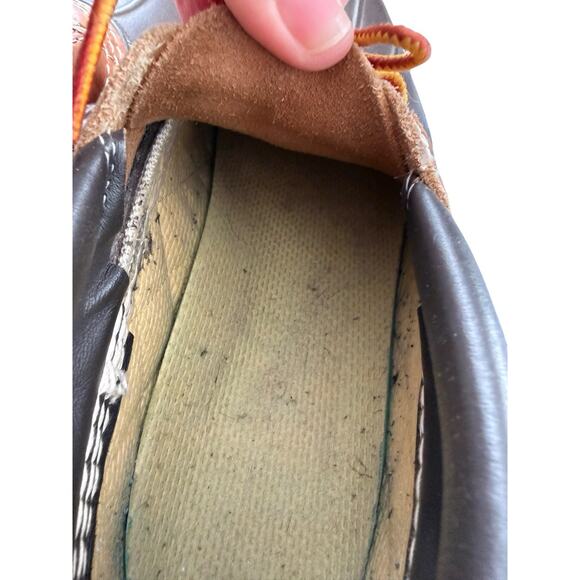 L.L.Bean Bean Boots Men\'s 10 10.5 Duck Shoes Brown Low Leather Rubber USA Read main image 6